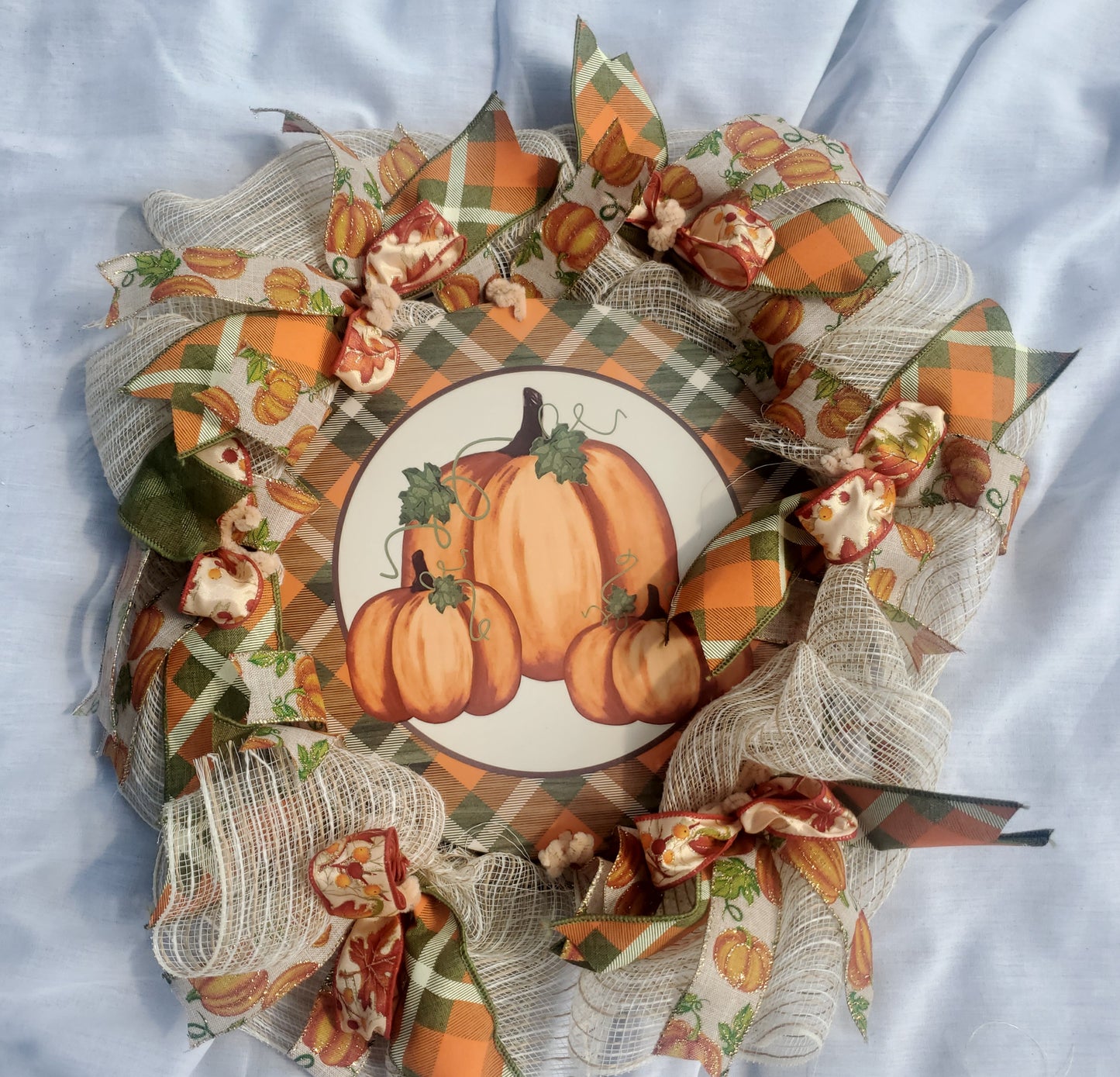 Orange and Green Pumpkins Picture