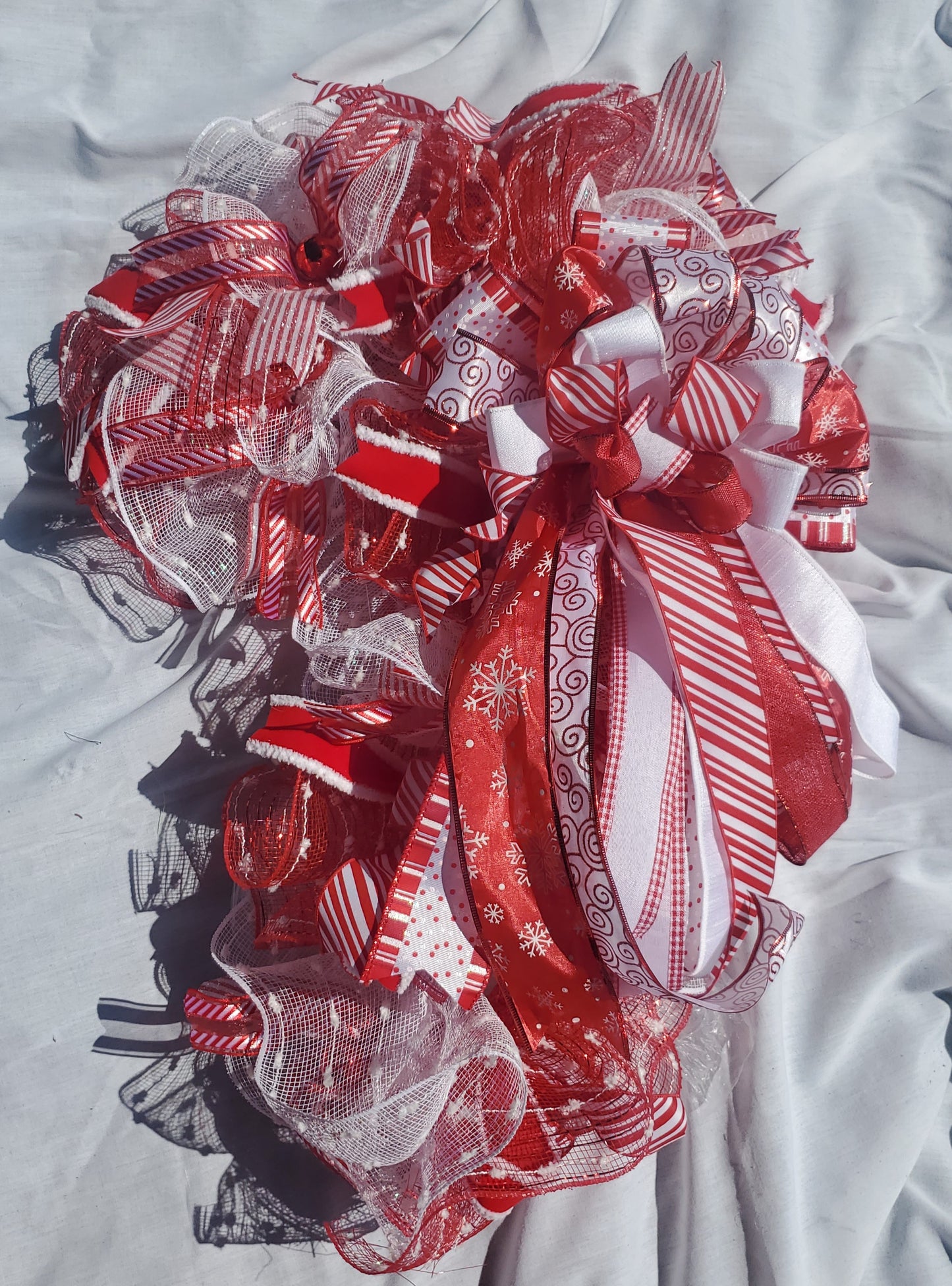 Red and White Flakes