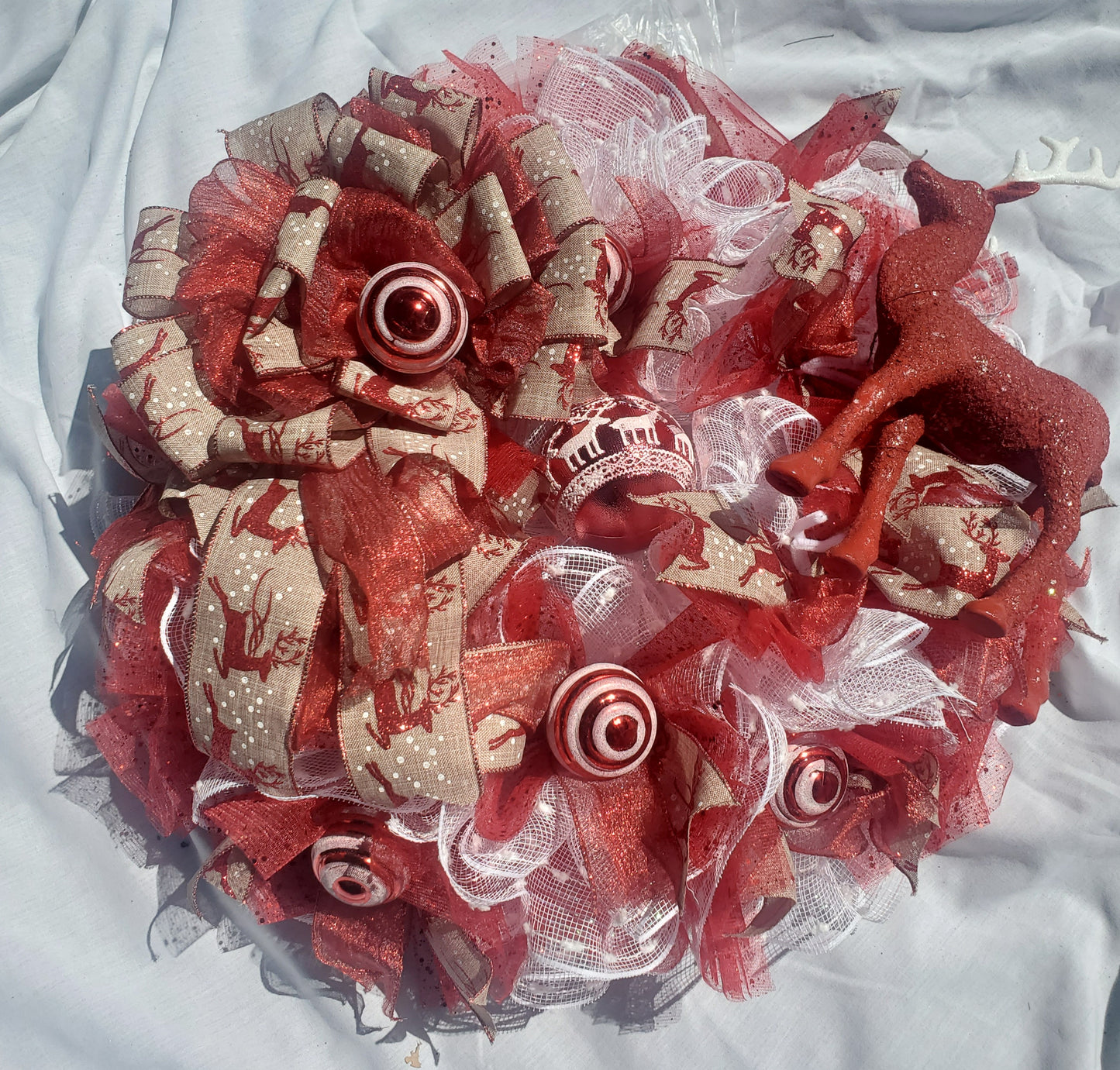 Red and Gold Reindeer