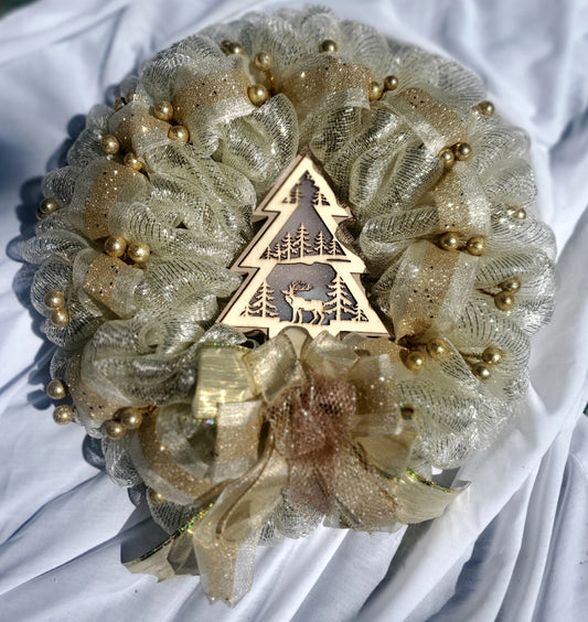 Winter Tree Reindeer